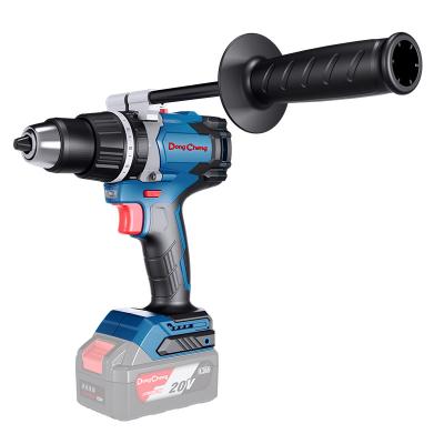 China Dongcheng New Arrival 20V Cordless Impact Drill 120N.m Brushless Impact Drill 13mm for sale