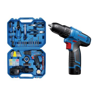 China DIY Dongcheng Home Electric Cordless Driver Drill Kit Professional Handy Tool Kit for sale