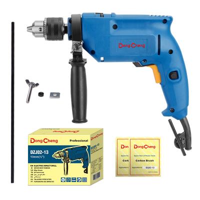 China High quality DZJ02-13 500W 10mm low price hand-held electric impact drill Steel: 10mm Concrete: 13mm Wood: 25mm for sale