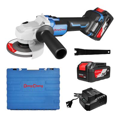 China Dong Cheng 20V 100mm General Crdless Mini Angle Grinder Metal Cutter Grinding and Polishing Battery for sale