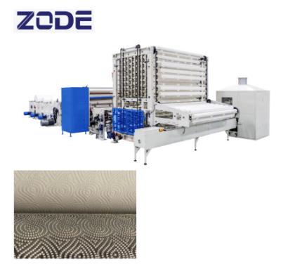 China 100m/Min Glue Lamination 45g/M2 Toilet Paper Rewinding Machine for sale