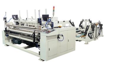 China 2 Plys 3HP Paper Roll Rewinding Machine Touch Screen for sale