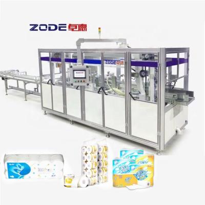 China Single Double Layers Toilet Tissue Roll Machine For Making And Packing for sale