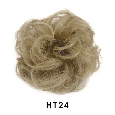 China Easy Apply 16 Colors Natural Brazilian Bun Hair Wig Wedding Hair Accessories for sale