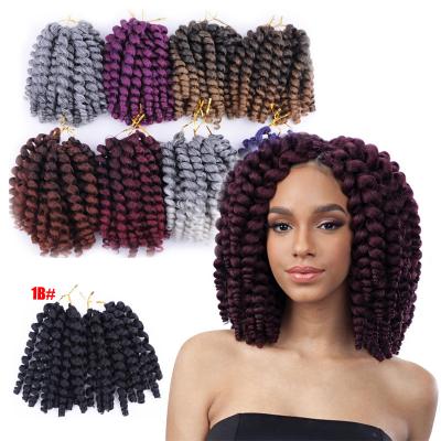 China Easy Apply 8 Inch Braided Wigs Hair Big Curls Braid Wigs Accessories For Hair for sale