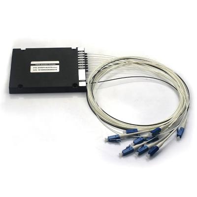 China FTTH 16ch Mux/demux 100ghz Dwdm Single Fiber 16 Channel Lgx Box Packed Dwdm for sale