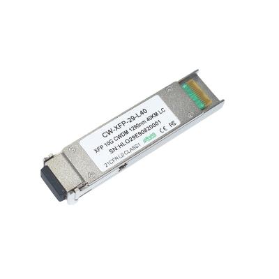 China FTTX 10G CWDM Module XFP Brocade 10G Transceiver 1290nm CWDM XFP 40km 1270~1450nm LC Optical Module XFP CWDM for sale