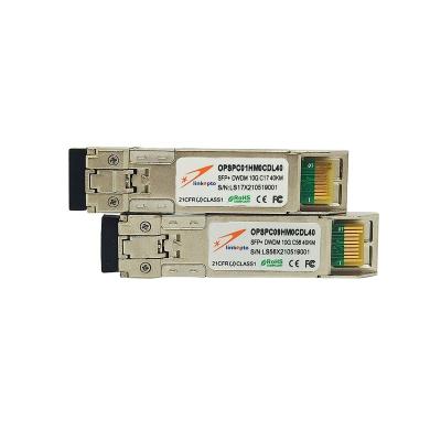 China Compatible Cisco C17-C56 DWDM-SFP10G-63.86 10G DWDM SFP+ Transceiver Module SFP+ DWDM 10G Module C17-C56 40KM Wavelength for sale