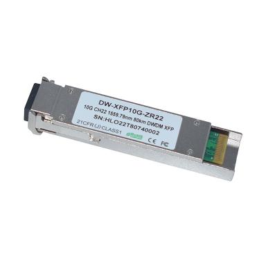 China FTTH FTTX Network XFP 10G DWDM 10g Optical Transceiver 80km ZR For Equipment With DDM Function Factory Price for sale