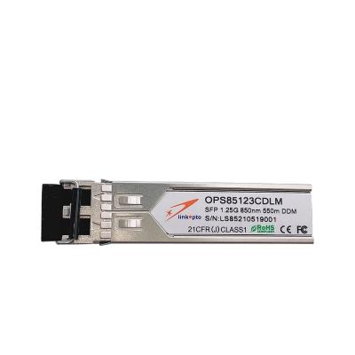 China FTTX 1.25G Duplex 550m 850nm LC Connector MM Optical Transceiver SFP Sr for sale