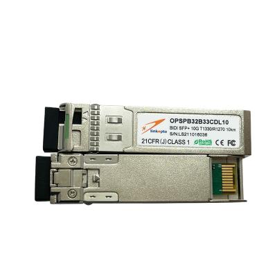 China 10G Network Single Core Bidi 10g 40km LC SFP Module For 10GBase Network WDM Module for sale