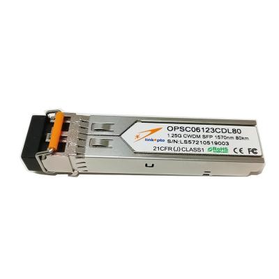 China Telecommunication 1270nm-1610nm 1.25g SFP Cwdm Transceiver Cwdm-1.25g-40km Optical Module 1610nm for sale