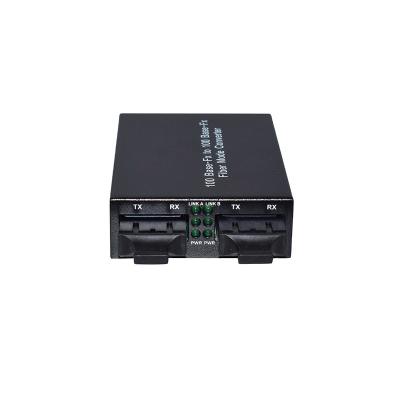 China FTTX Fiber Optic Media Converter 100 SC Base Fiber Ethernet Media Converter for sale