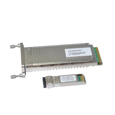 China Stainless Steel CVR-Xenpak-SFP+ 10G Xenpak to SFP Optical Converter Module for sale