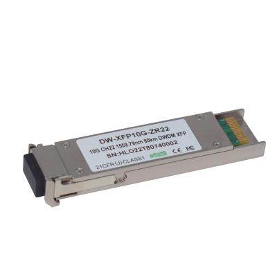 China XFP 10G Optical Fiber Transmission Equipment 1559.79nm LR Transceiver Module OBS-XFP-10G - LR for sale