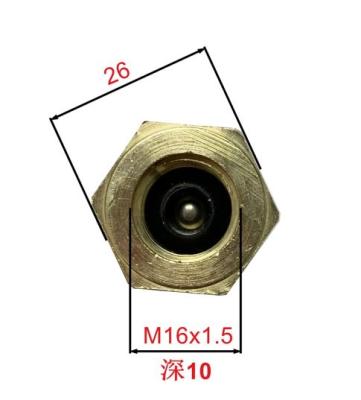 Cina General Brass Hex Valve Cylinder Gas Camping Valves For 3kg 6kg LPG Gas Cylinder Use in vendita