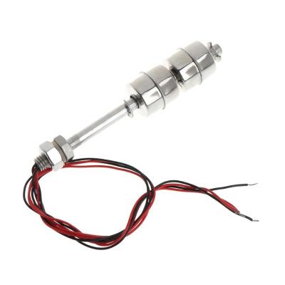 China AC 220V 10W 100mm Stainless Steel Float Switch Auto Tank Water Level Sensor Liquid Level Sensor Float Switch for sale