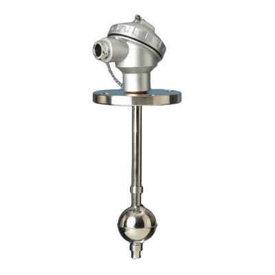 China Level Sensor Continuous Float Level Transmitter With Waterproof Connecting Box for sale