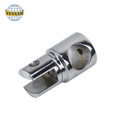 China Modern Adjustable Shower Hose Fitting Zinc Alloy Tube Support Connector for sale