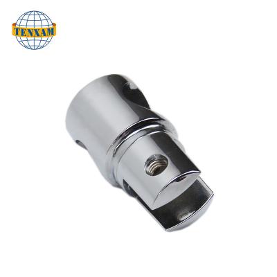 China Modern High Quality Zinc Alloy Bathroom Fittings Pipe Flexible Flange Tube Socket Holder Pipe Fitting Pipe Connectors for sale