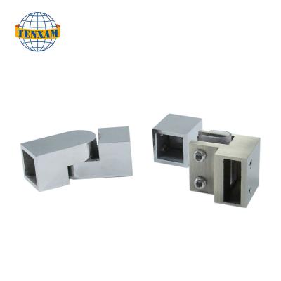 China Easy Installation New Product 304casting Glass Door Accessories Bathroom Fittings Pipe To Pipe Flange Glass Connector for sale