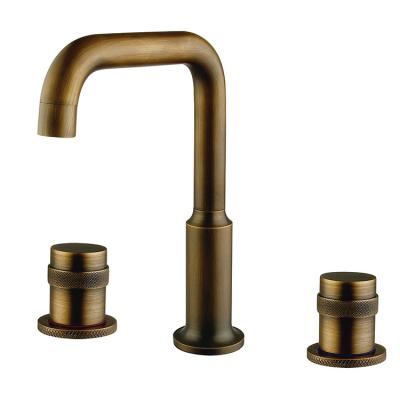 China Metered Faucets Basin Faucet Concealed Bathroom Classic Brass Construction Hand Handle Stylized for sale