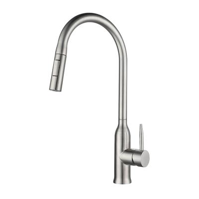 China Kitchen Faucets Drawing Color Thermostatic 304 Stainless Steel Multifunctional Drawing Faucet for sale