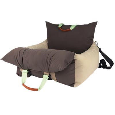 China Brown Breathable Pet Seat Front Seat Waterproof Yue Shang Monchouchou Car Seat for sale