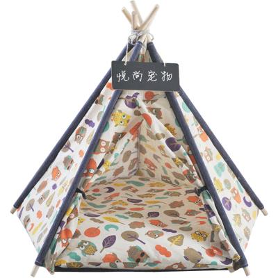 China Breathable hot sales! New Cat and Dog Tent Supplies Four Seasons Cotton Pet Tent Pet House Tent Dog Nest Supplies for sale