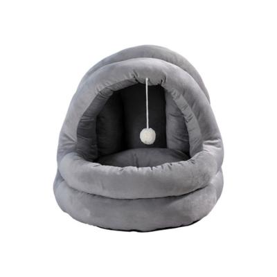 China Breathable Winter Teddy Dog Kennel Deep Sleep Pet Supplies Warm Closed Yurt Dog Kennel for sale