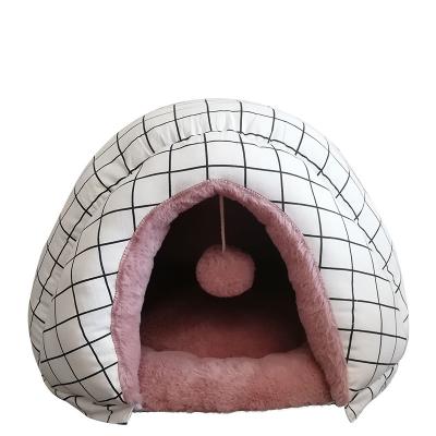 China Best Pet Supplies Breathable Pet Cave Bed House Tent Dog Nest For Dogs And Cats Pet for sale