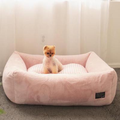 China Large dog kennel place rabbit nest kennel viable heating indoor pet bed all can remove and wash rabbit hair dogs cat nest for sale