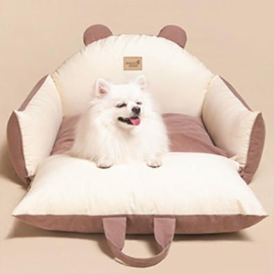 China Sustainable Wholesale Luxury Soft Dog Cat House Pet Cushion Bed Pet Nest for sale