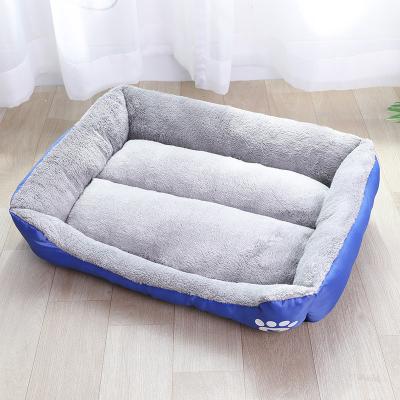 China Four Seasons Breathable All-Weather Pet Beds and Accessories Dog Sofa Bed Dog Nest Large Rectangle Machine Wash Breathable Pet Bed for sale