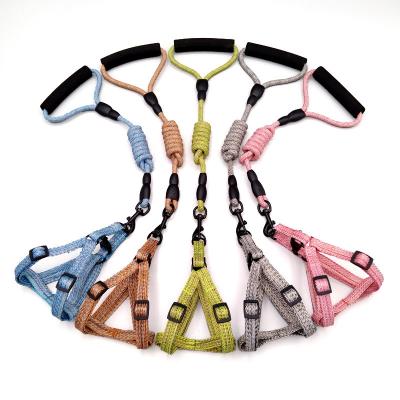 China Durable High Quality Comfortable Vest Harness For Dogs Designers Custom Dog Harness And Leash Set for sale