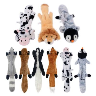 China Small Durable Plush Toys Viable Dog Fold Squeaky Paper Chew Toys Cute Stuffed Animals Pet Toy For Teething for sale