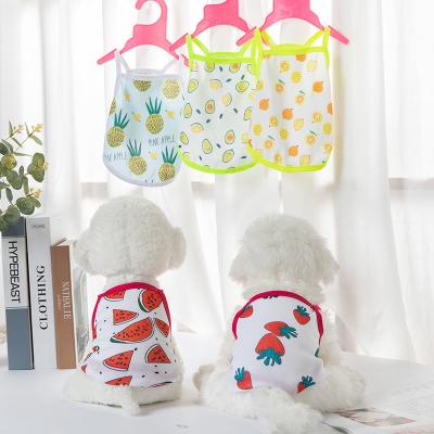 China Viable Hot Designer Style Bichon Frize Hiromi Puppy Dog Summer Thin Invest Cloth Pet Clothes for sale