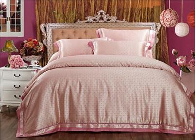 Chine Taie d'oreiller en soie de luxe de rose d'édredon de linge de lit de literie contemporaine de Tencel à vendre