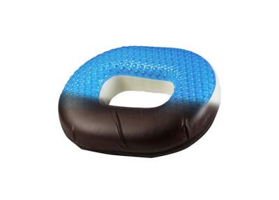 China Health Mat Cooling Gel Seat Cushion Hemorrhoid Donut Cushion in Ice Silk for sale