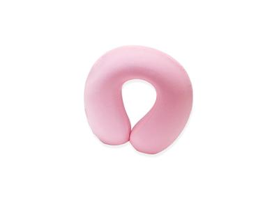 China U Shaped Velvet Cooling Gel Memory Foam Pillow Pink or Customized for sale