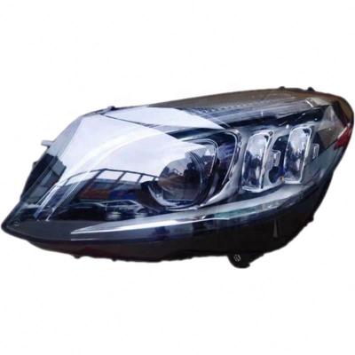 China Automobile lamp upgrade to full LED headlight headlight with dynamic and with a touch of blue for 2015-2021 Mercedes Benz C class W205 head lamp for sale