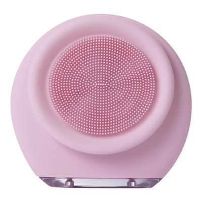 China Anti-Puffiness Face Care Massager Electric Facial Cleanser Sweep 2 in 1 3D Silicone Wash Face Exfoliate Brush Brush Cleaner Clean Face for sale