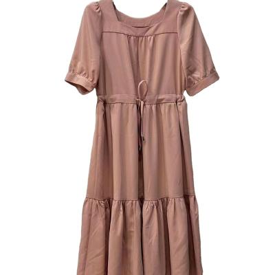 China Wholesale Fashionable Second Hand Fashionable Used Summer Clothes / Used Clothes Ladies Silk Dress For Africa for sale