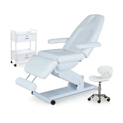 China Wholesale Luxury Modern White Electric Massage Table Massager Spa Salon Furniture EUROPEAN EUROPEAN Kangmei 3 Motor Facial Chair Cosmetic Facial Chair for sale