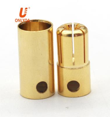 China Power 6.5mm gold bullet plug rc connectors for lipo battery ESC motor for sale