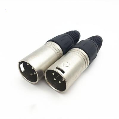 China Onlyoa 4 Pin Male Female Audio Connector Microphone Jack Microphone Mic Jack XLR Cable Plug XLR Connector For Mixer for sale