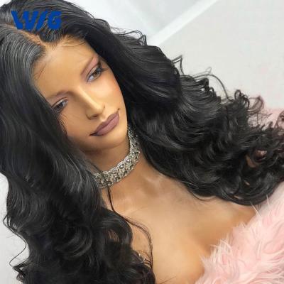 China Swiss Lace Full Lace Wig Hd Cheap Price Transparent Cheap Lace Frontal Wig 13x4 Frontal With Baby Hair Pre Plucked Brazilian Virgin Hair Closure Headband Body Wave Cuticle Aligned for sale