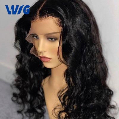 China Wholesale Good Quality Popular Full Lace Hd Wig Cheap Transparent Lace Front Wig Malaysian Body Wave Hair Wigs Lace Closure Wig 4x4 Cuticle Aligned Remy Hair Natural Color for sale