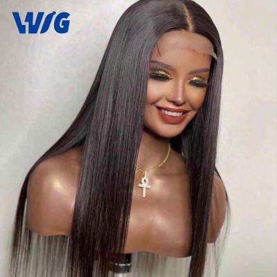 China Hd Full Lace Wig Cheap Transparent 10A Remy Lace Wig Brazilian Virgin Lace Front Wig Hair Unprocessed Cuticle Aligned Hair Hd Lace Front Wigs Straight Wave Short Bob Style for sale