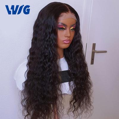 China Full Lace Frontal Wig Hd Full Lace Wig Virgin Cheap Transparent Raw Indian Hair Lace Frontal Wig For Women's Full Lace Front Wig Deep Wave Curly Bob Closure Wig HD Color for sale